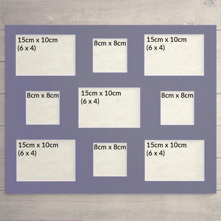 Multi Aperture Mount for 50.8cm x 40.6cm (20″ x 16″) Frame Courtyard