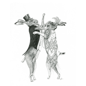 Dancing Hares