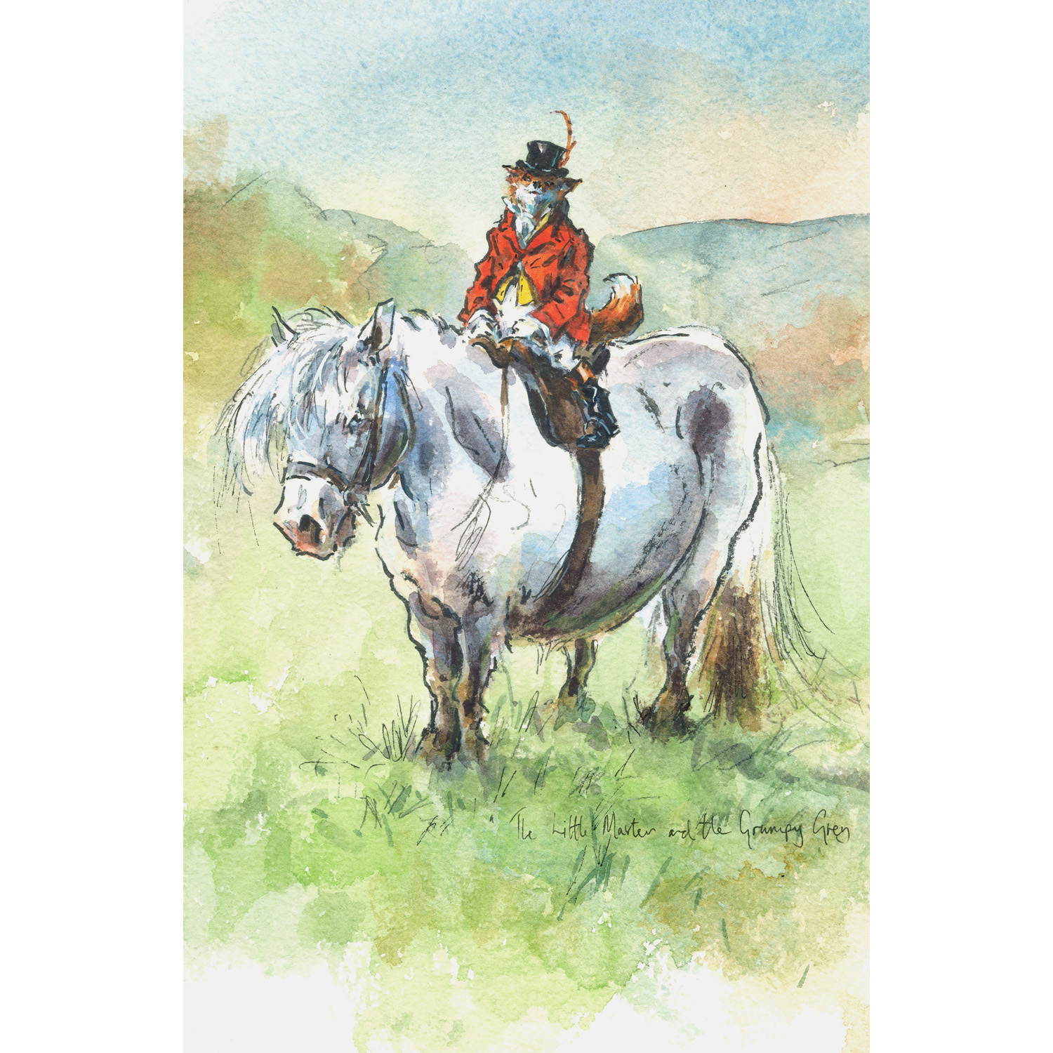 The Little Master and the Grumpy Grey by Jonathan Walker - Signed Limited Edition Print