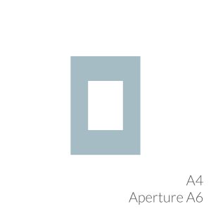 A4 with A6 Aperture Mount Back and Cello Bag