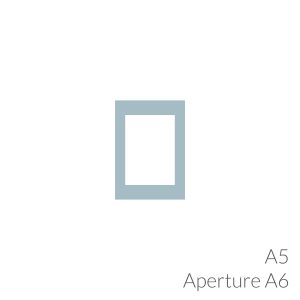 A5 with A6 Aperture Mount Back and Cello Bag