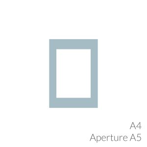 A4 with A5 Aperture Mount Back and Cello Bag