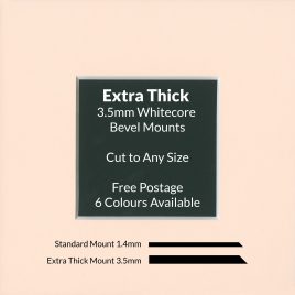 Custom Size Extra Thick Mount