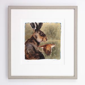 0020S Hare and Wren by Jackie Morris