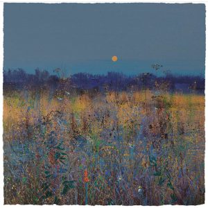 0025S Meadow and Moon by Paul Evans