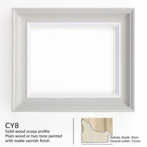 CY8 Custom Wooden Frame - Available Plain or Hand Finished