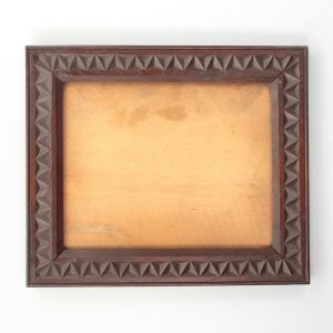 Antique Mahogany Frame - Hand-carved from a Church Pew - To Fit 245mm x 305mm