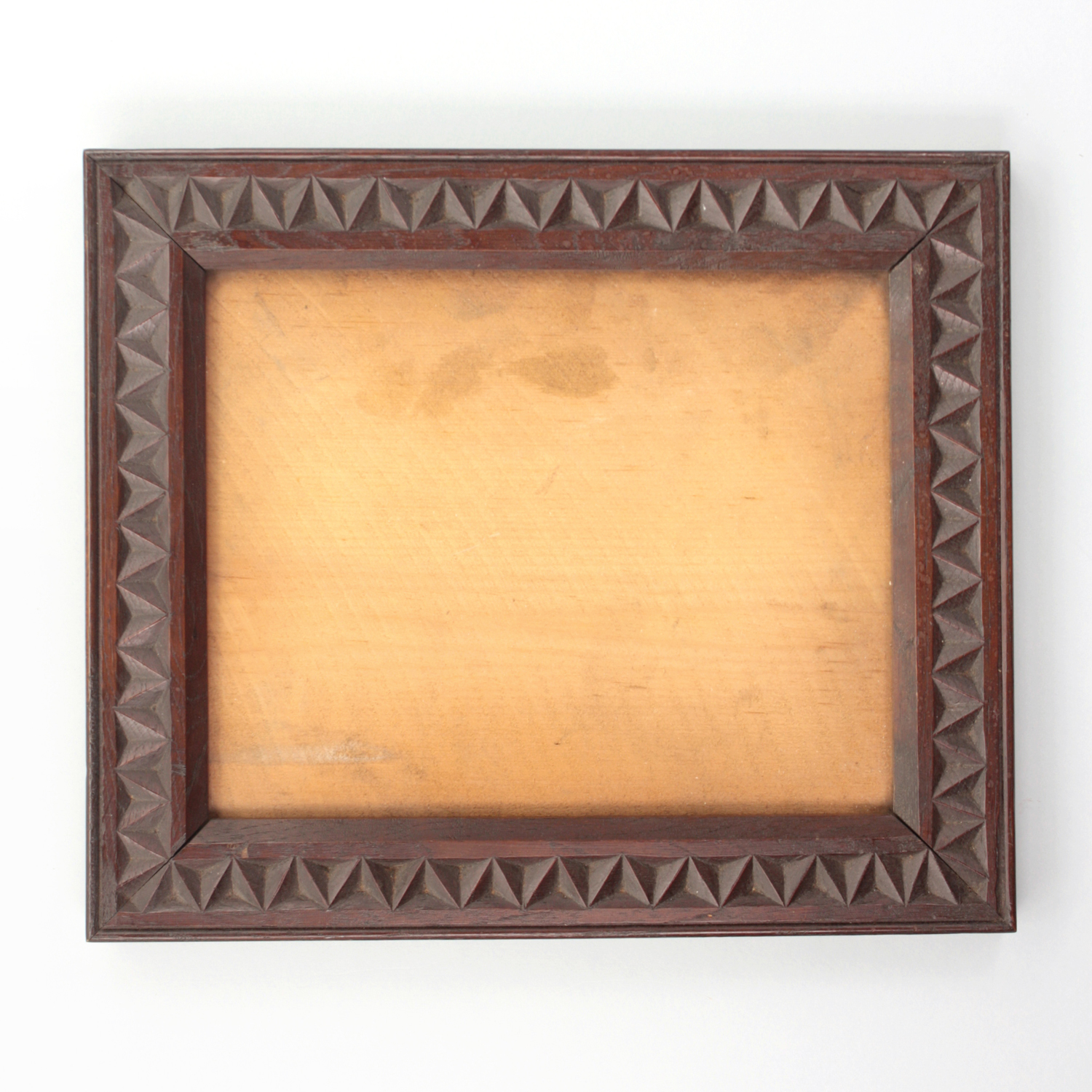 Antique Mahogany Frame - Hand-carved from a Church Pew - To Fit 245mm x 305mm